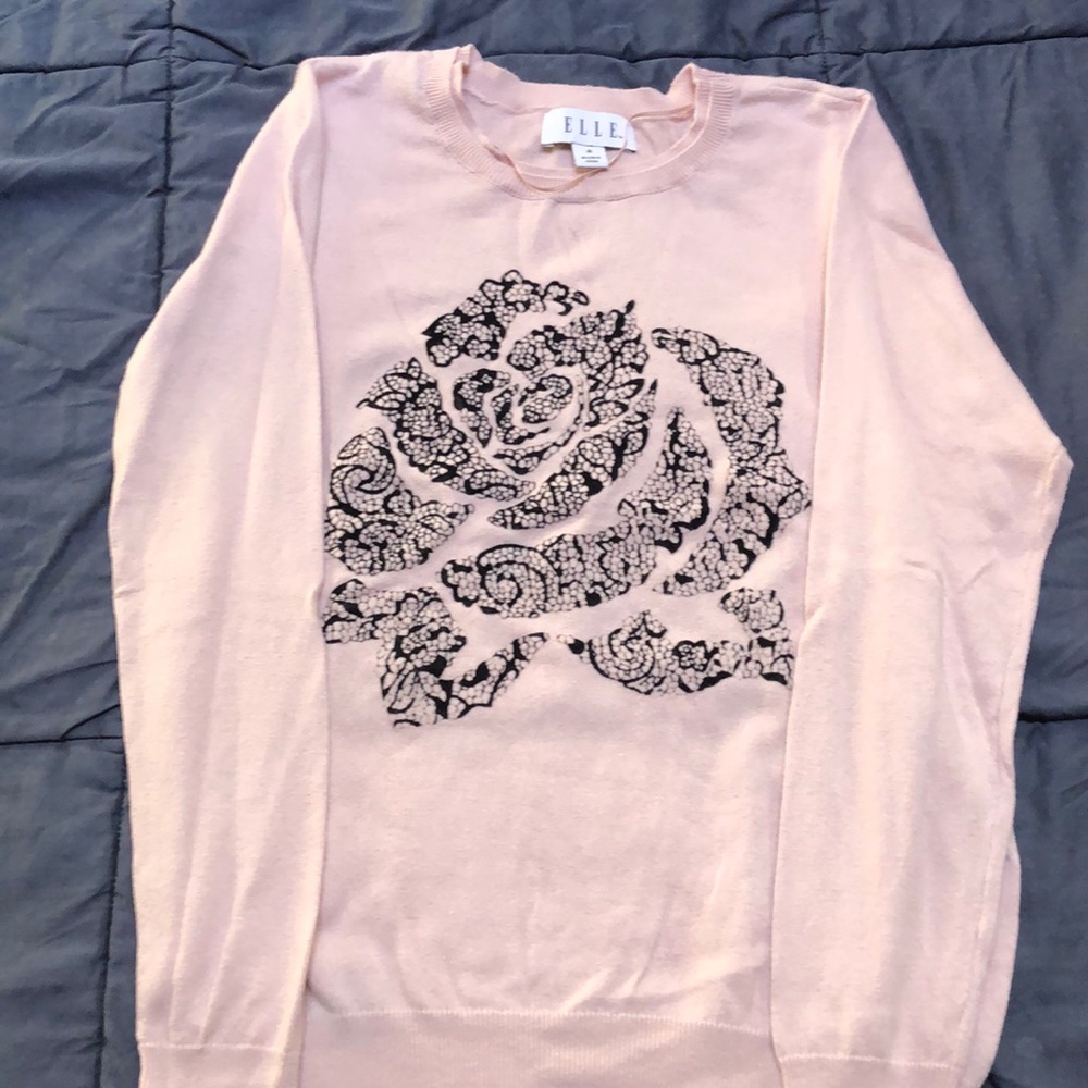 Elle - Rose print sweater